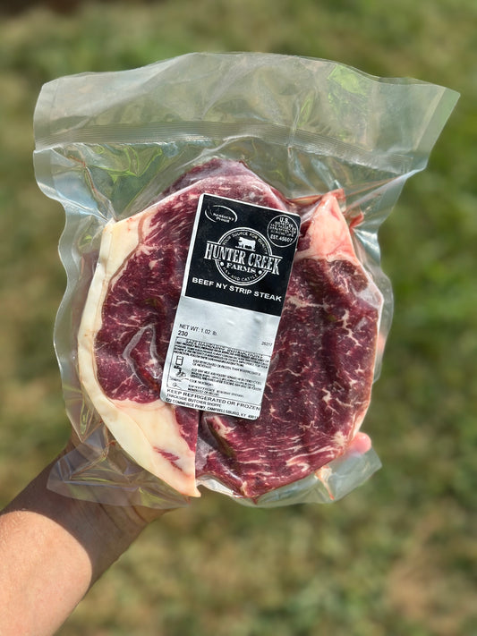 New York Strip Steaks